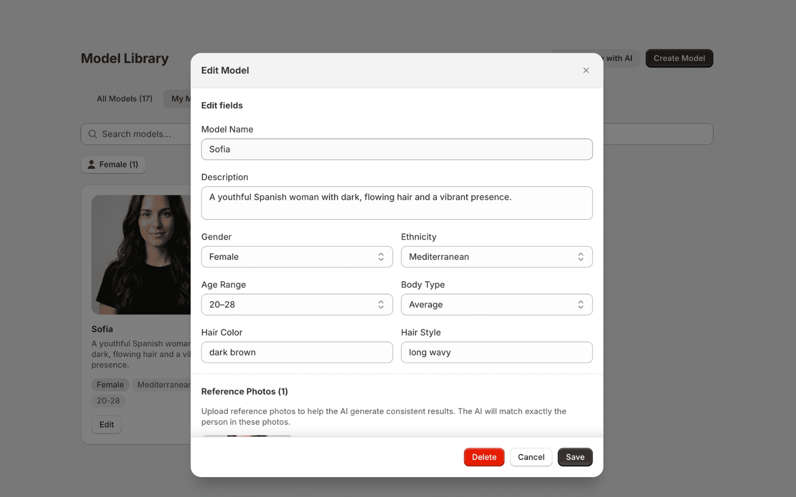 Custom product photography preset builder with configurable backgrounds, lighting, and style options